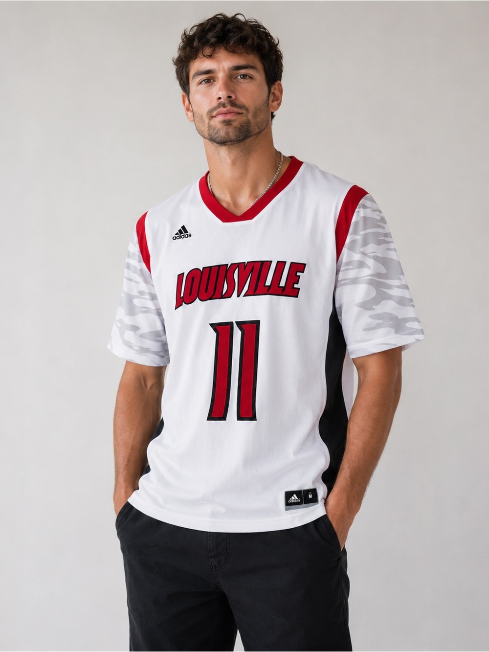 Adidas Louisville Cardinals #11 Hancock Football Jersey | Men’s M | NCAA